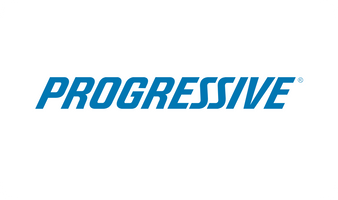 progressive logo card